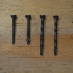 Winged tip and non-winged tip #8 and #10 self-drilling tapping screws.