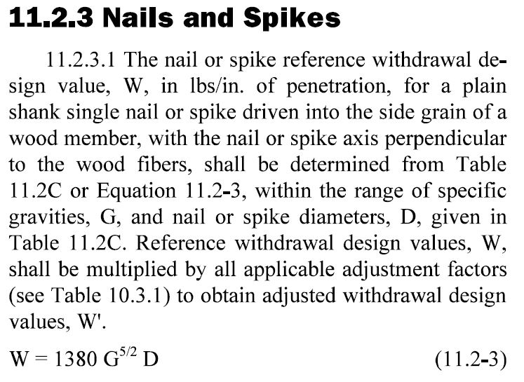 NDS withdrawal equation for 