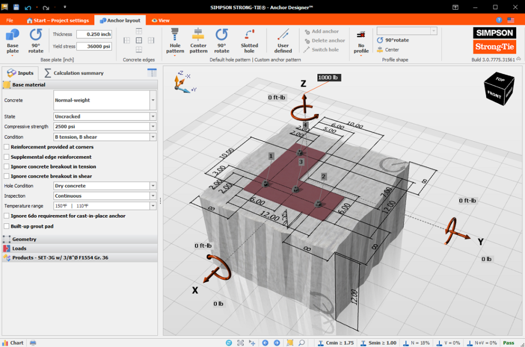 Anchor Designer Software by Simpson Strong-Tie