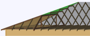 Lay-In Gable Hip System, Rendering