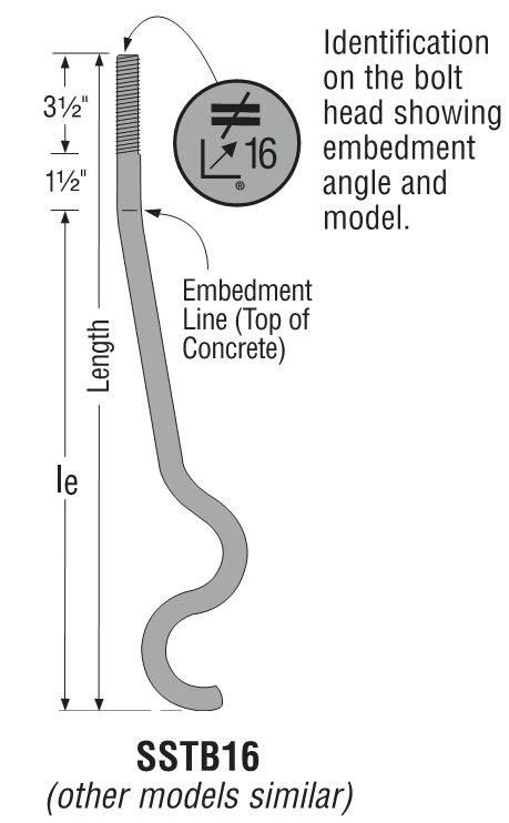 SSTB Anchor Bolt