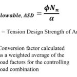 Concrete Anchorage for ASD Designs