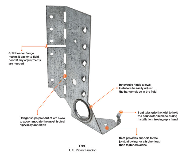 New LSSJ Hanger Strengthens Jack Rafter Connections