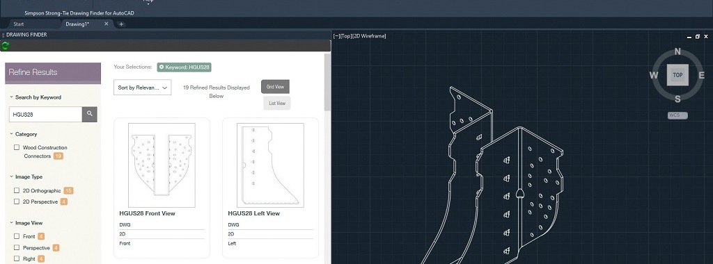 Drawing Finder for AutoCAD Screenshot