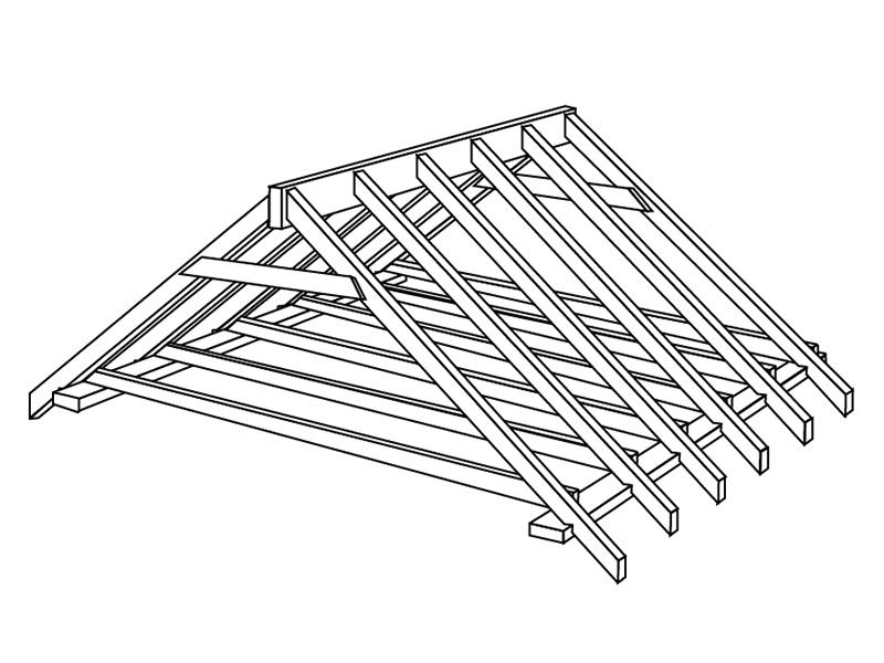 stick-frame roofs example 2