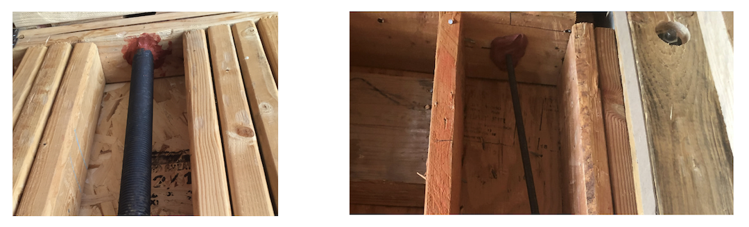 Examples of Fire Caulking