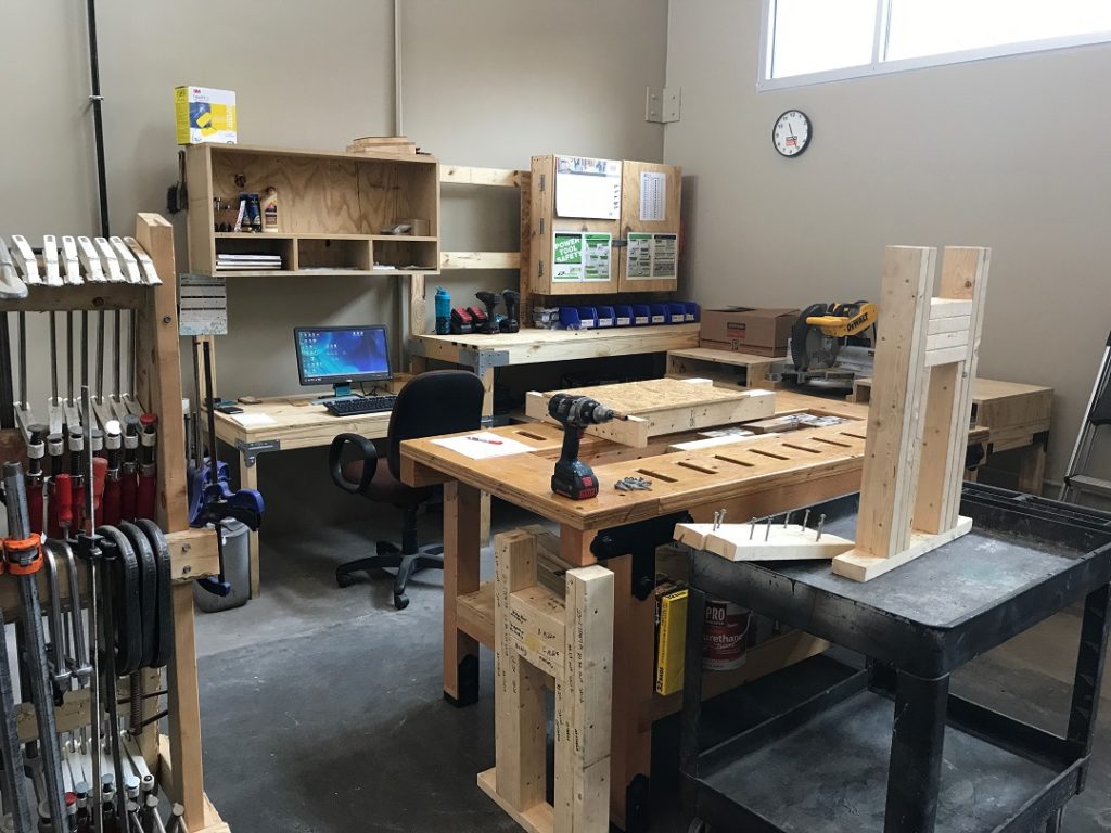 Work Station in the McKinney Lab