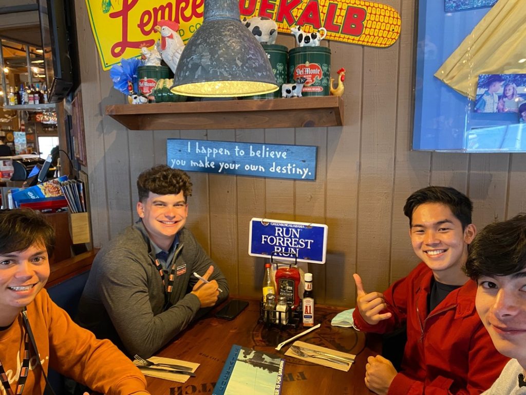 At Bubba Gump Restaurant