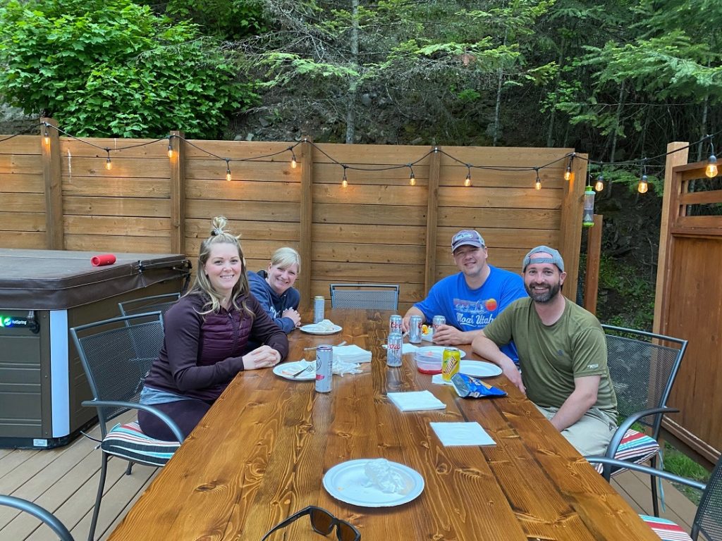 Dinner Party with the Mass Timber Table