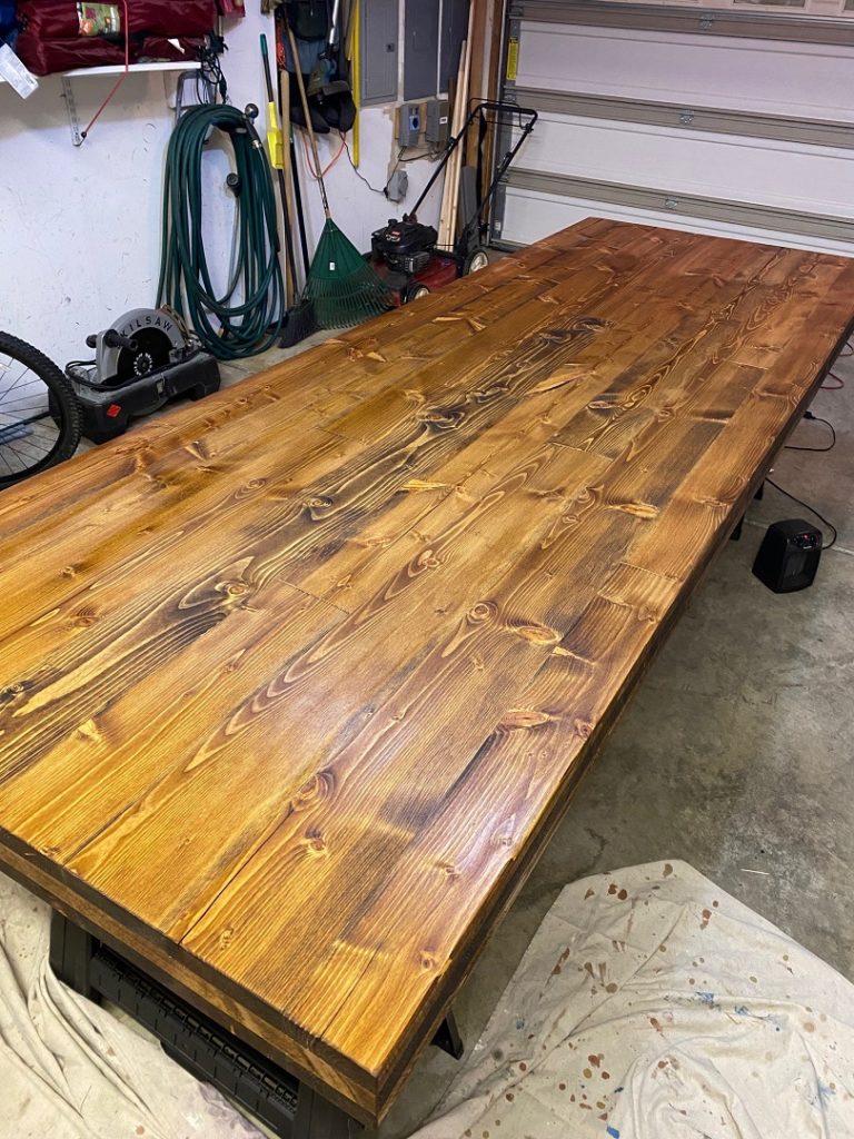 Stained Mass Timber table