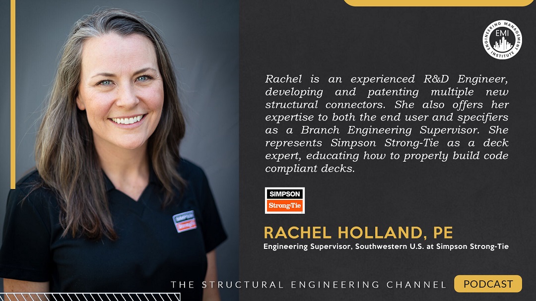 A few words from new co-host of The Structural Engineering Channel Podcast Rachel Holland