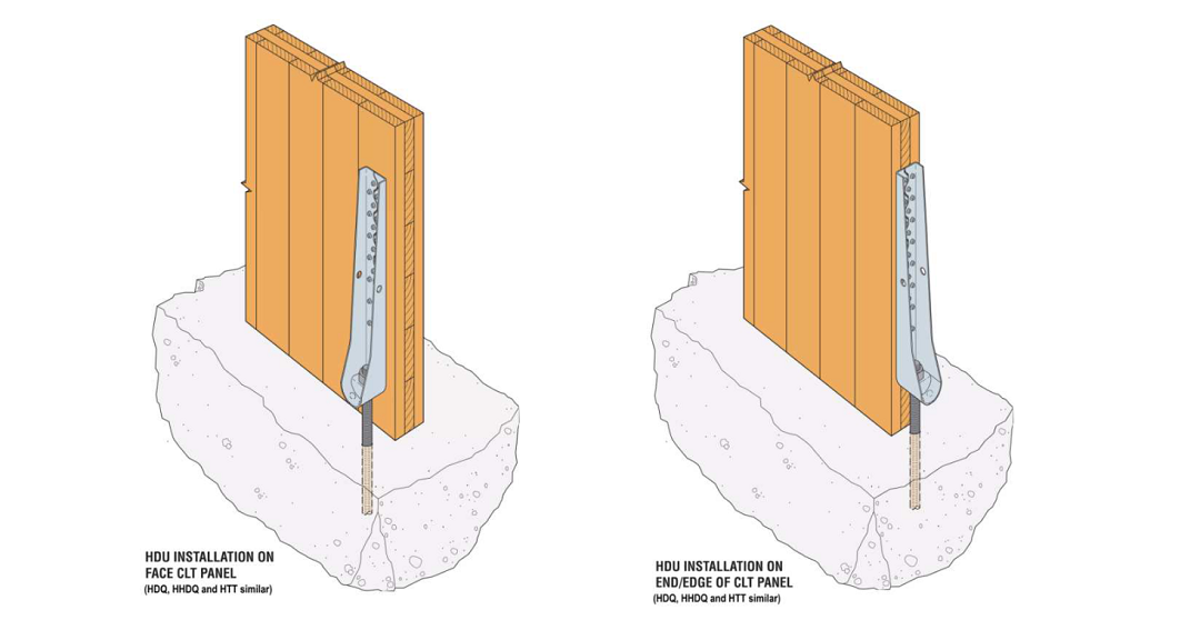 Simpson Strong-Tie® Holdowns on Cross-Laminated Timber Panels