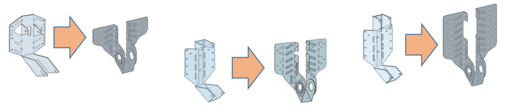 Simpson Strong-Tie® LSSR2X models to replace the LSU26, LSSU28, and LSSU210