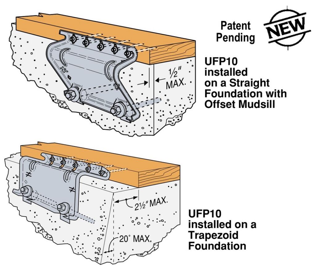 UFP10 Universal Foundation Retrofit Plate (1997)