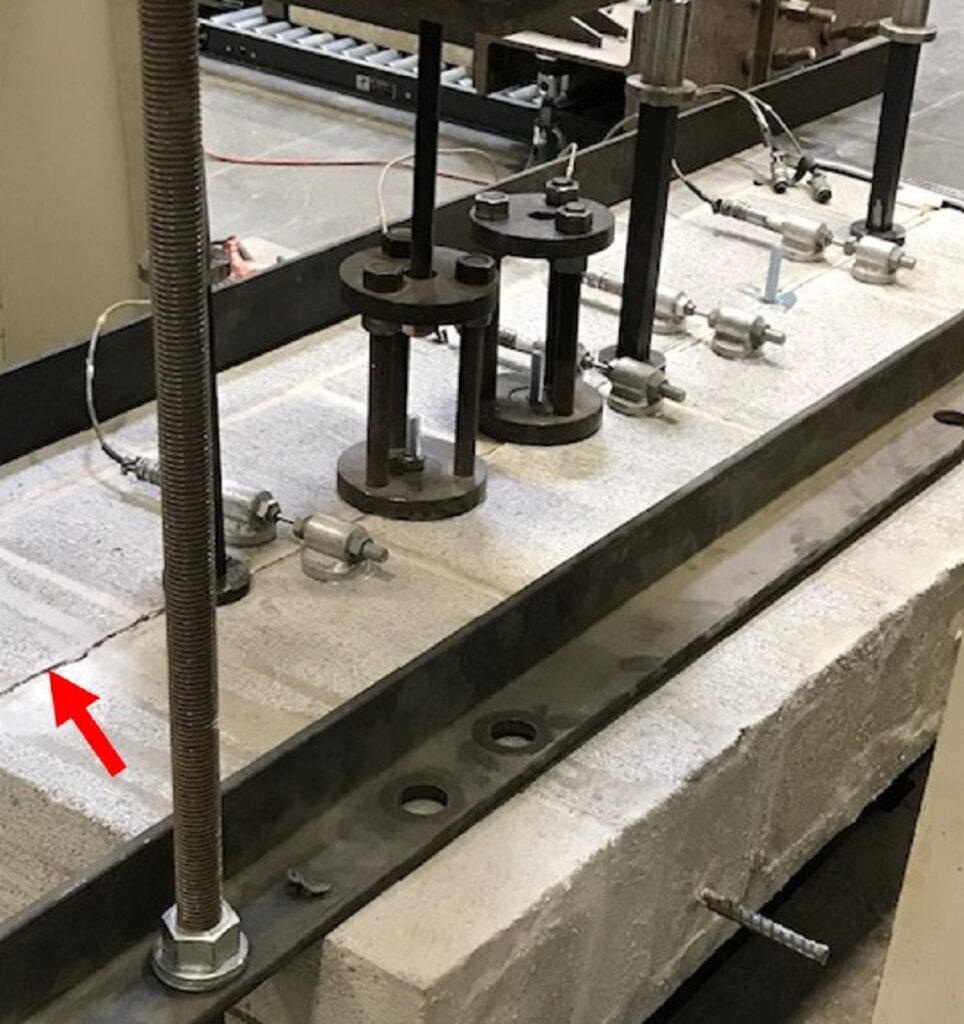 Figure 2: Image of a confined cyclic tension test.