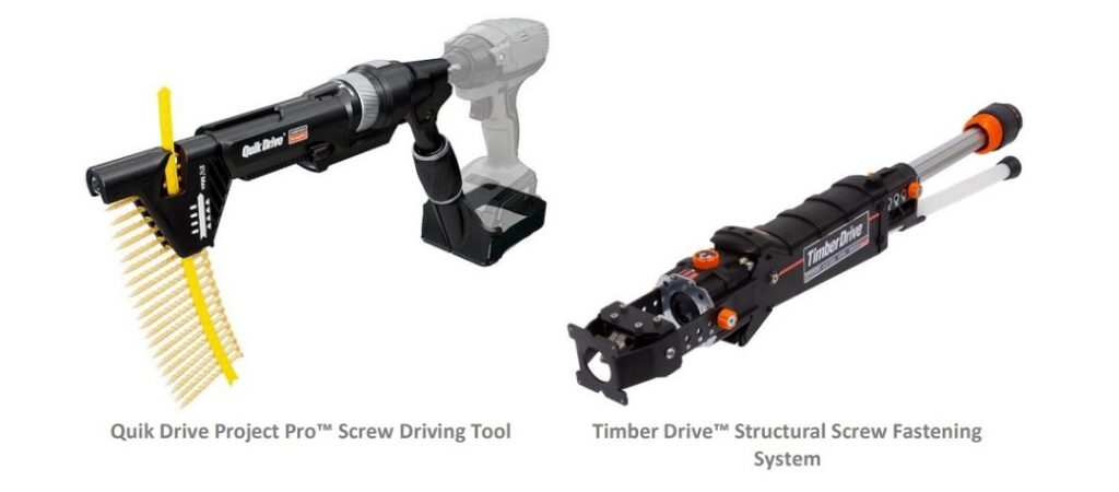 Quick Drive and Timber Drive Tools