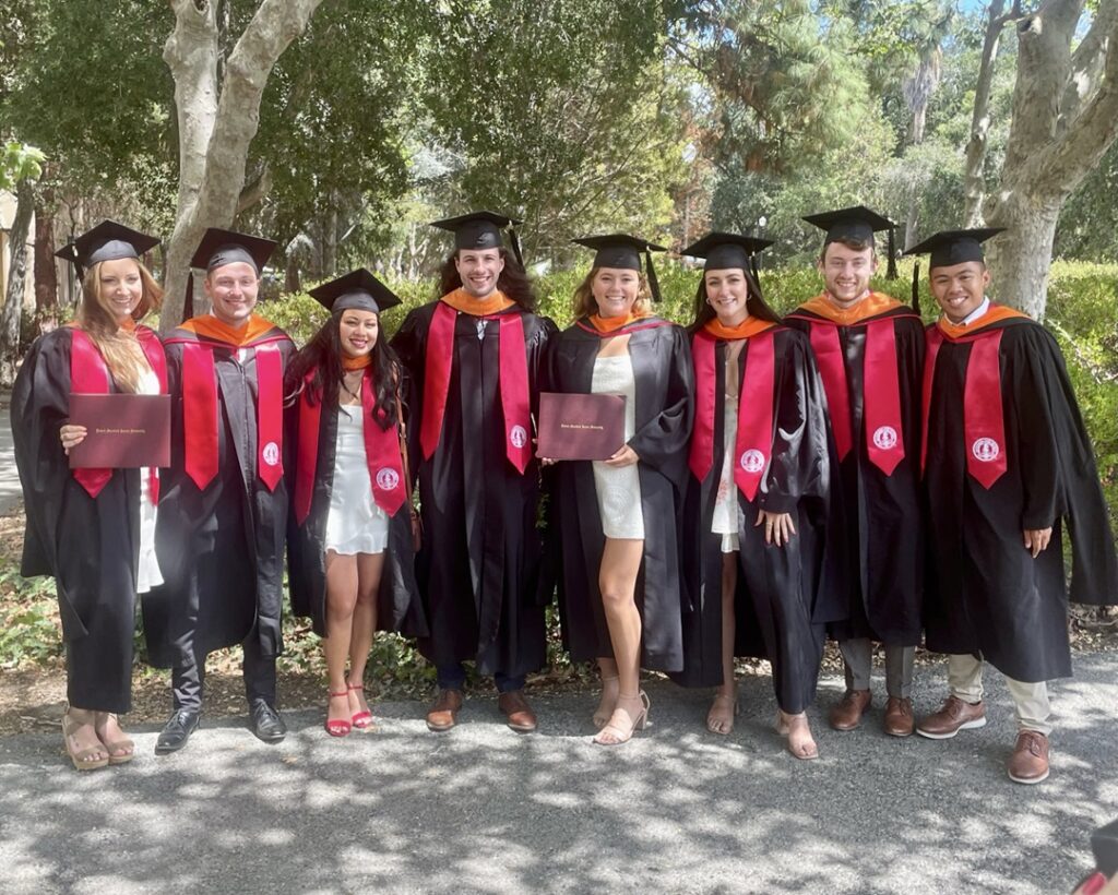 Matthew Cristi graduating from Stanford