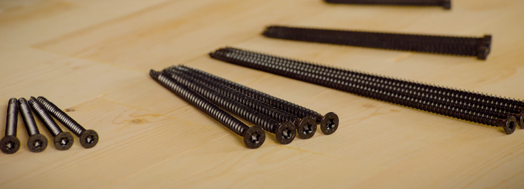 Strong-Drive® SDCF Timber-CF and SDCFC Timber-CFC Screws for Mass Timber